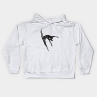 Balck dancer Silhouette Kids Hoodie